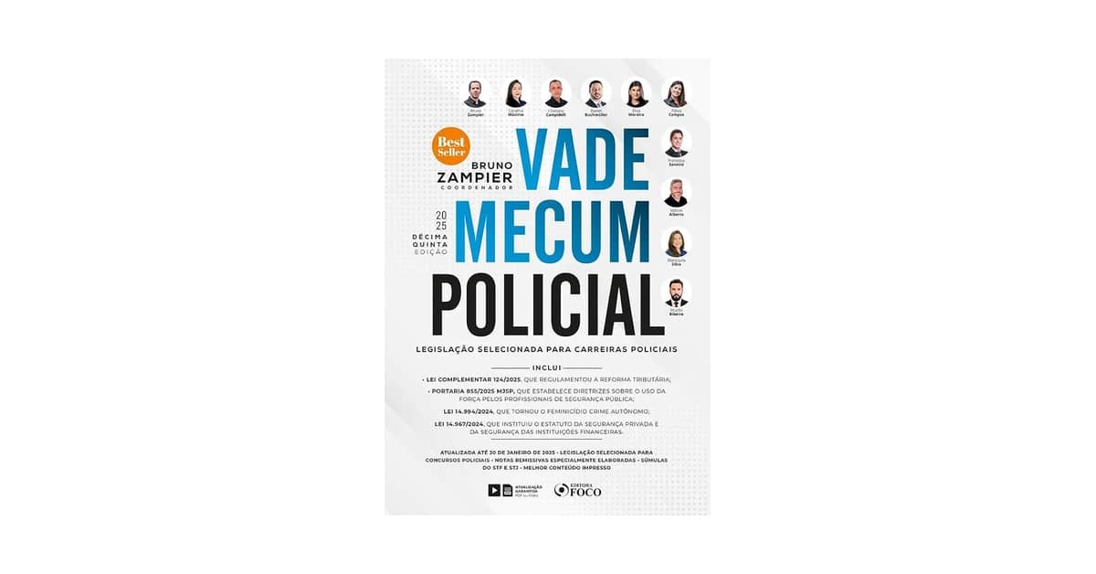 Melhor Vade Mecum para Carreiras Policiais: Essencial para sua Aprovação