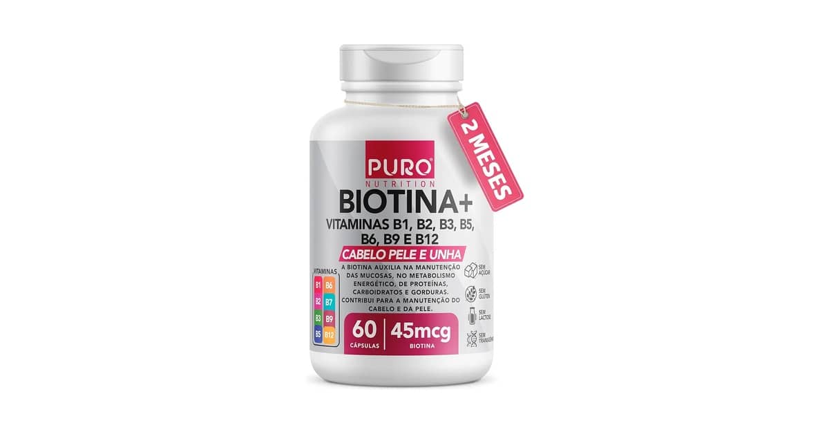 Melhor Vitamina com Biotina: Cabelo, Pele e Unhas Fortes!