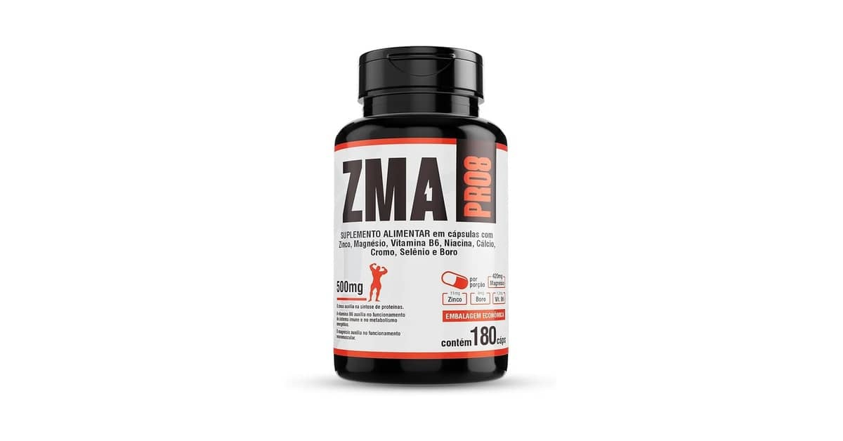 Melhor ZMA do Mercado: Energia e Recuperação Essenciais