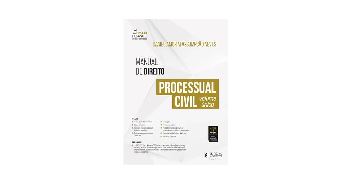 Melhores Livros de Processo Civil Para Concursos