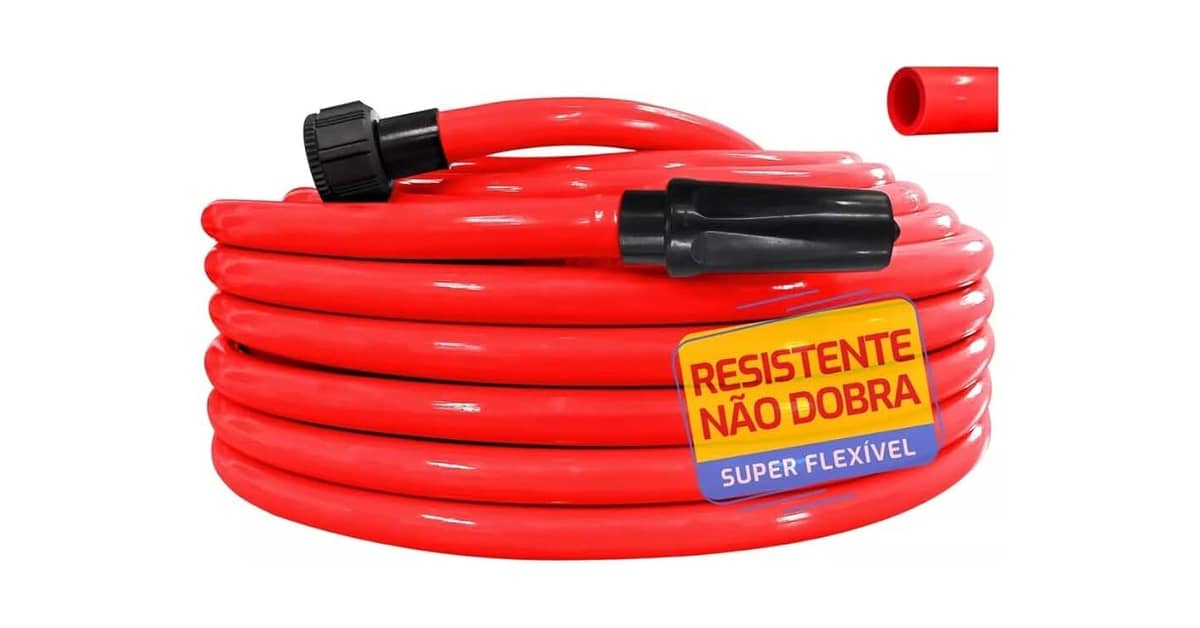 Qual a Melhor Mangueira de Jardim Que Não Dobra?
