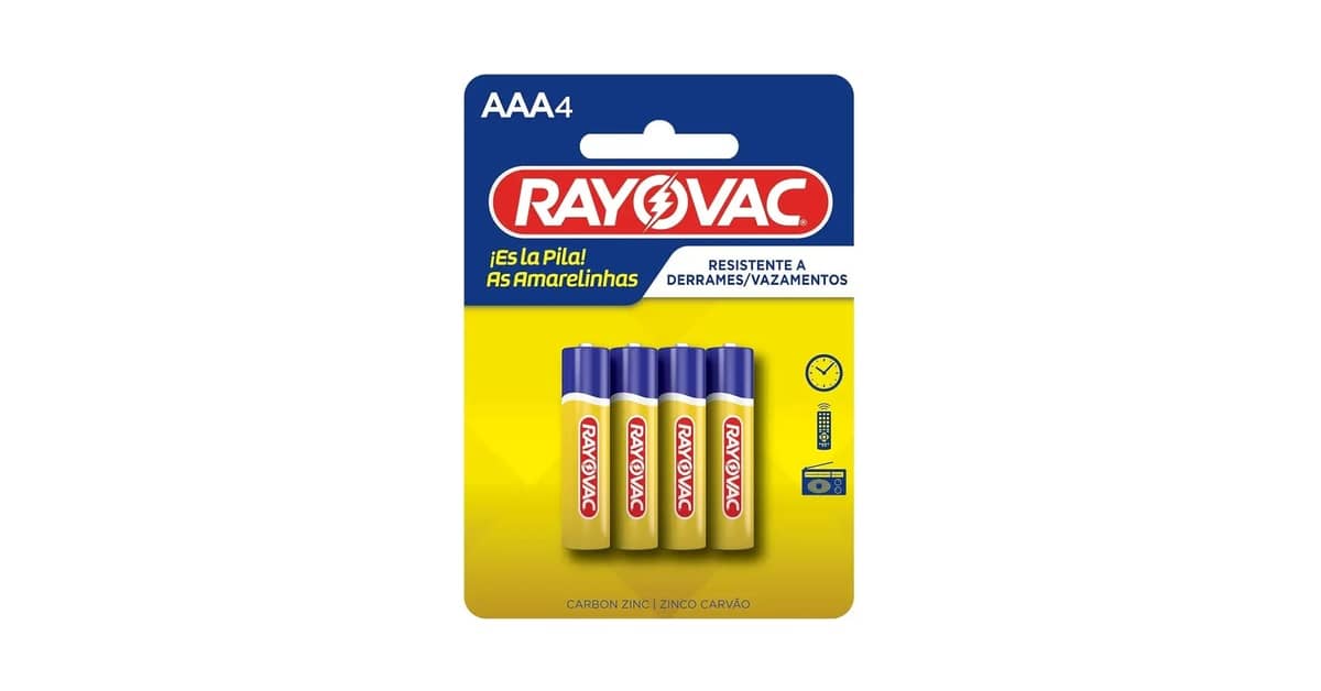 Qual a Melhor Pilha Rayovac ou Panasonic? Alcalina vs Comum