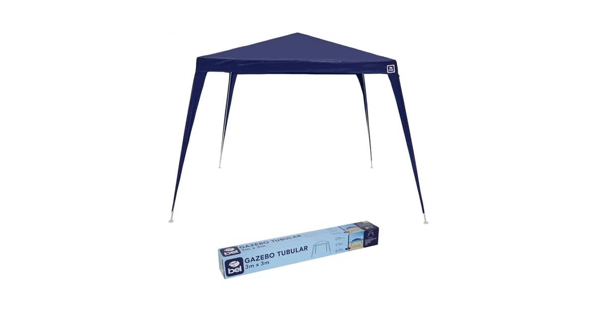 Qual a Melhor Tenda Gazebo 3x3: Sanfonada vs Tubular