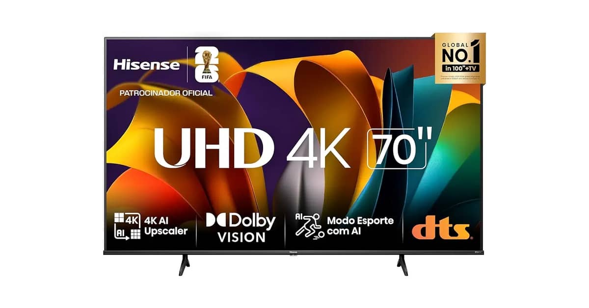 Qual a Melhor TV 70 Polegadas 4K? Análise Gamer