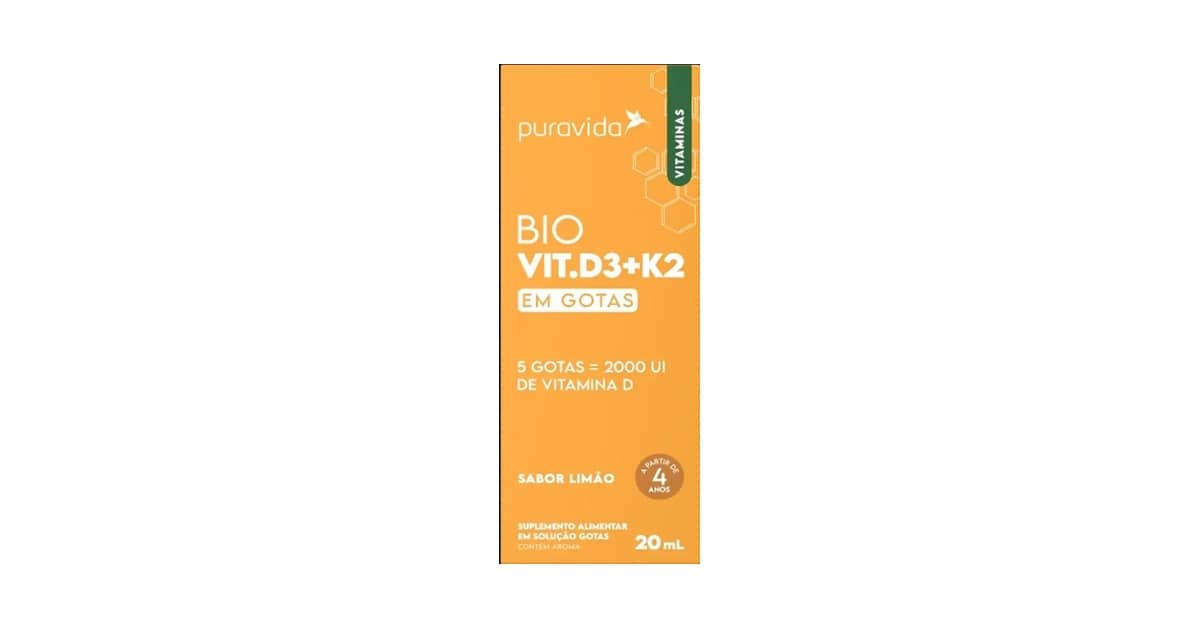Qual a Melhor Vitamina D3 com K2 Pura Vida: Gotas ou Cápsula?