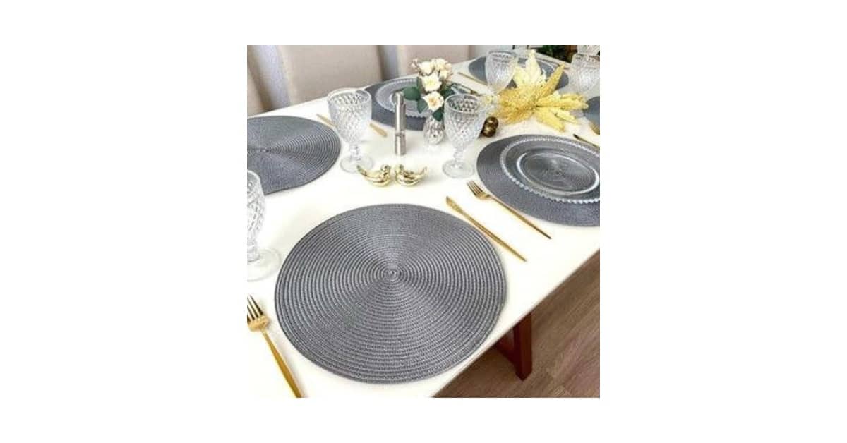 Qual Melhor Sousplat para Mesa Redonda: Guia de Elegância Rústica