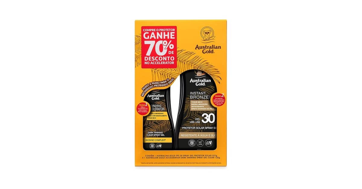 Qual o Melhor Bronzeador Australian Gold? Tipos e FPS