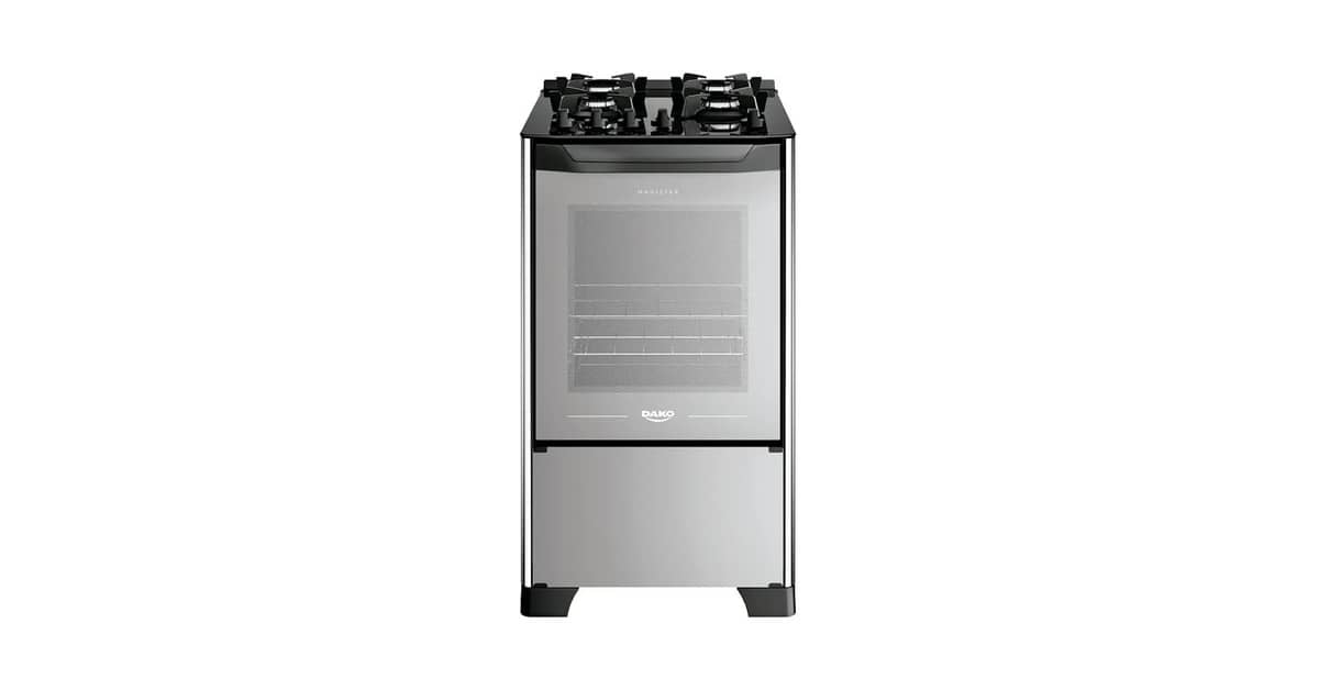 Qual o Melhor Fogão Dako 4 Bocas? Vidro ou Inox