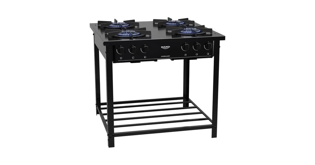 Qual o Melhor Fogão Industrial 4 Bocas com Forno Dako