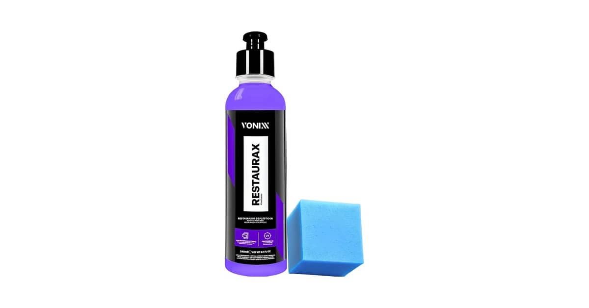 Qual o Melhor Revitalizador de Plástico da Vonixx?
