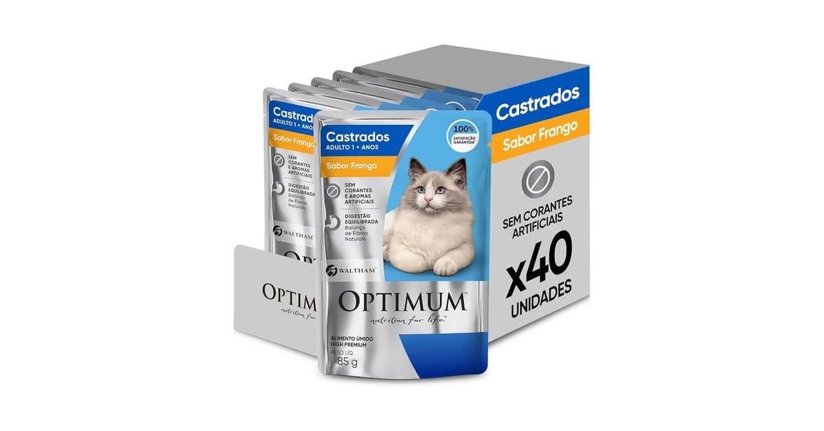 Qual o Melhor Sachê Para Gatos Castrados Para Controle de Peso