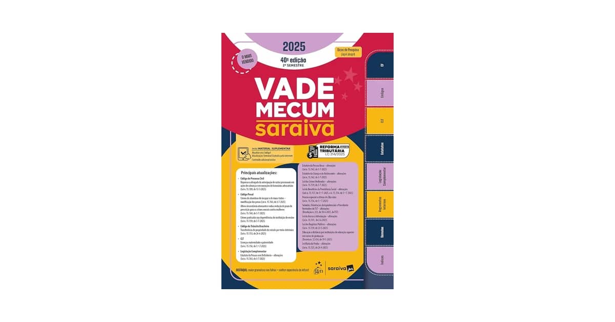 Qual o Melhor Vade Mecum Rideel ou Saraiva? O Guia