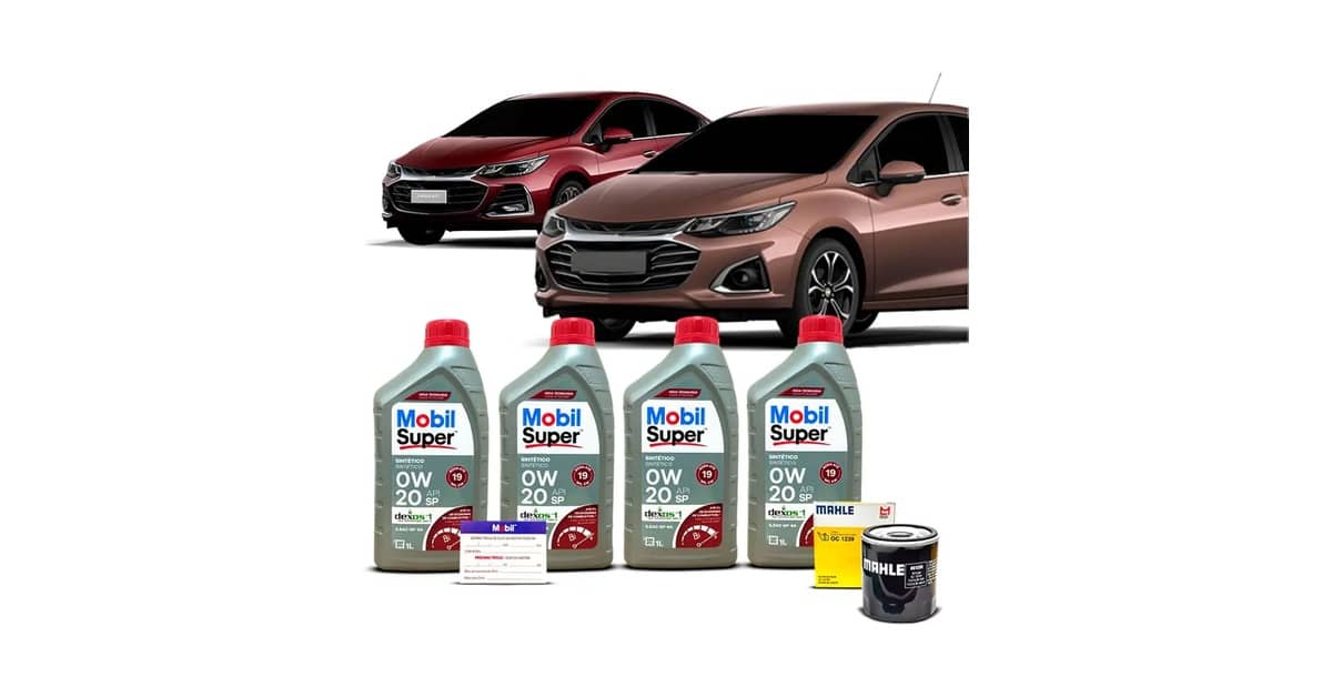 Qual Óleo Usar no Chevrolet Cruze: O Guia do 0W20