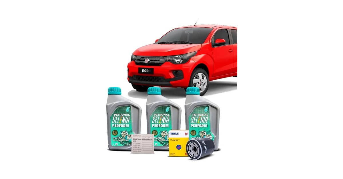 Qual Óleo Usar no Fiat Mobi: Guia de Melhores Kits