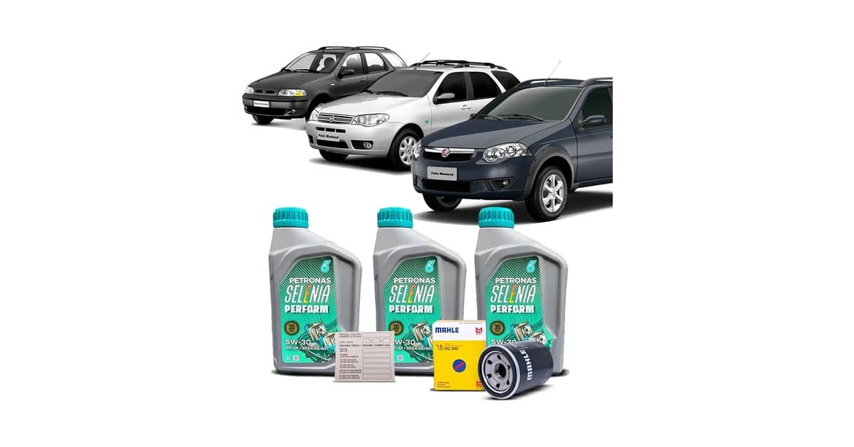 Qual Óleo Usar no Fiat Palio Weekend: 5W30 ou 15W40?