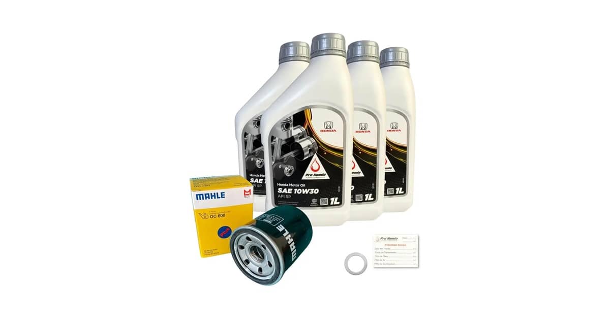 Qual Óleo Usar No Honda Fit 1.5: Melhor Kit 10W30