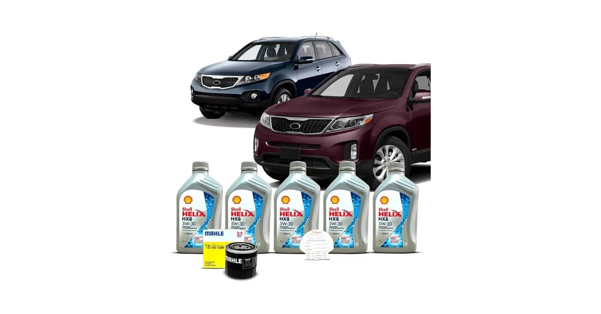 Qual Óleo Usar no Kia Sorento: Kit 5W30 Ideal