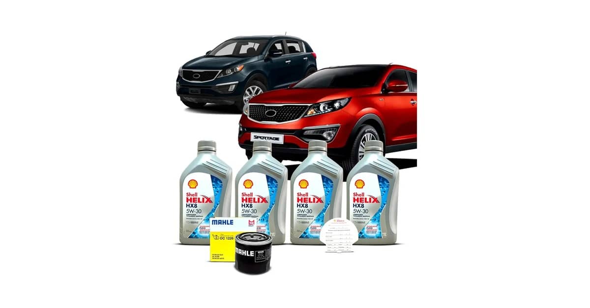 Qual Óleo Usar no Kia Sportage: 5 Melhores Kits 5W30