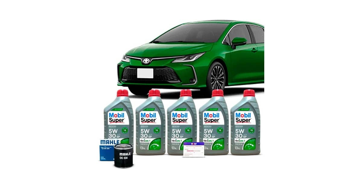 Qual Óleo Usar no Toyota Corolla: 7 Melhores Opções