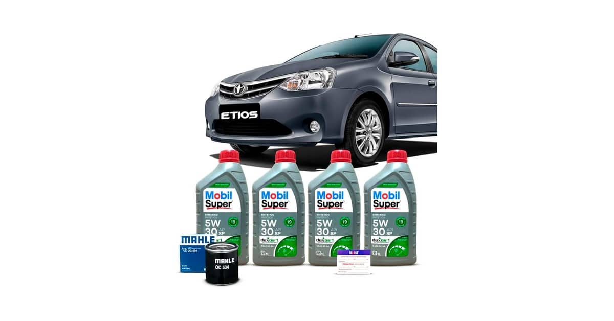 Qual Óleo Usar no Toyota Etios: 6 Melhores Opções.