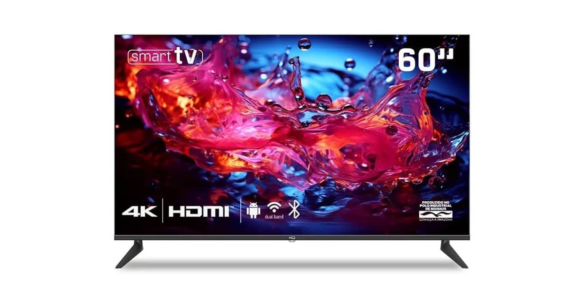 TV 60 Polegadas Qual a Melhor? Modelo 4K com Design Slim