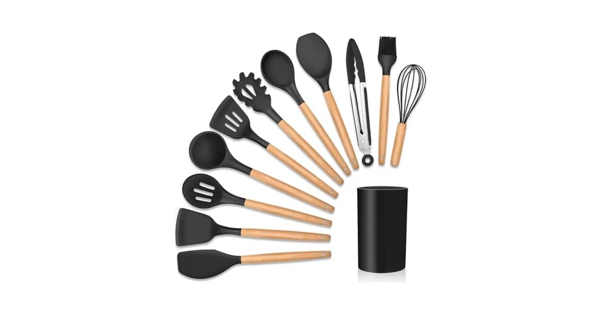 Utensílios de Cozinha em Oferta: 10 Kits de Silicone e Inox