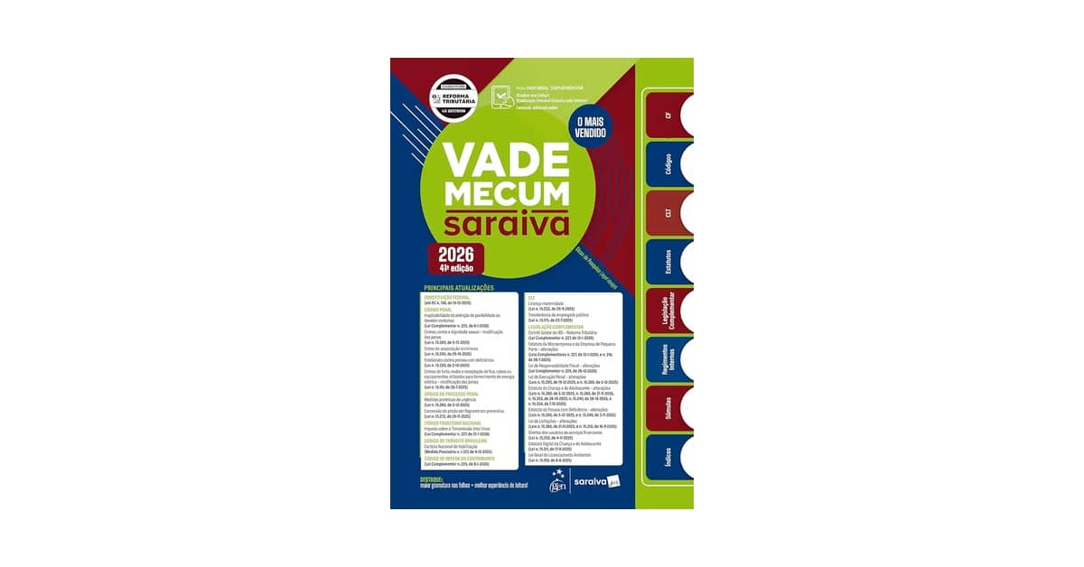 Vade Mecum 2026 Qual o Melhor: 10 Opções Essenciais