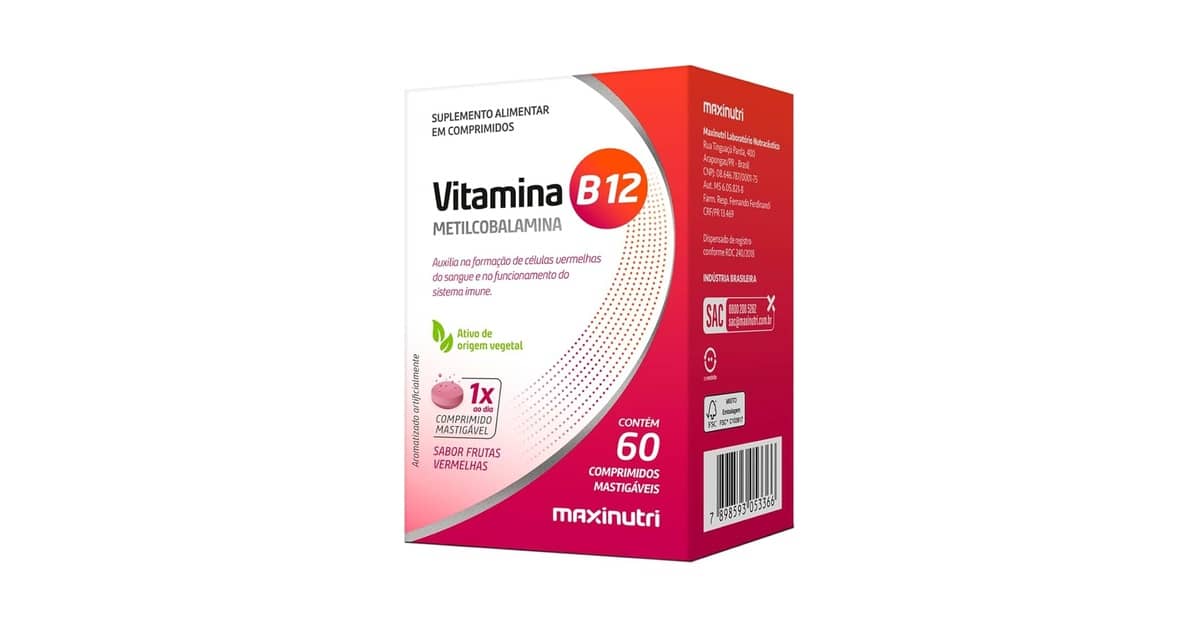 Vitamina B12 Sublingual é Melhor: 10 Opções de Rápida Ação