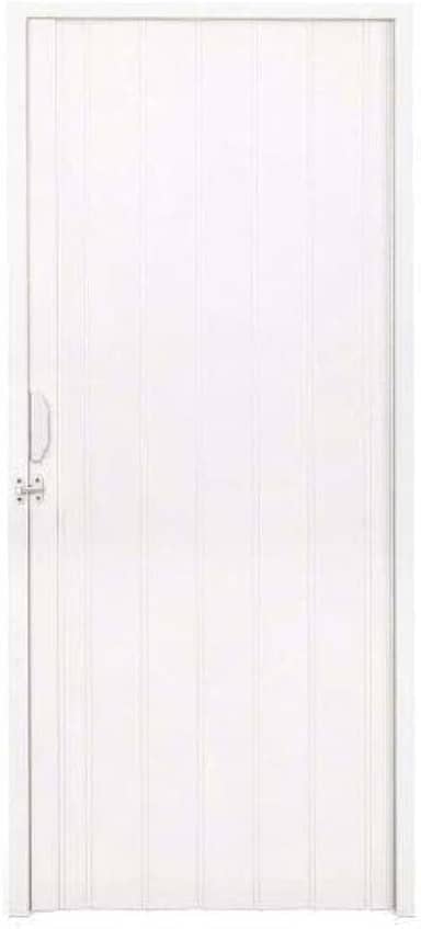 Porta Sanfonada PVC Polifort 210cmx70cm Branco Neve