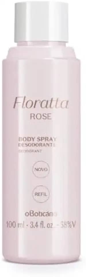 Refil Desodorante Body Spray Floratta Rose 100ml O Boticário