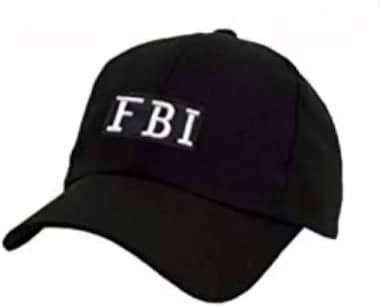 Boné Preto Fbi
