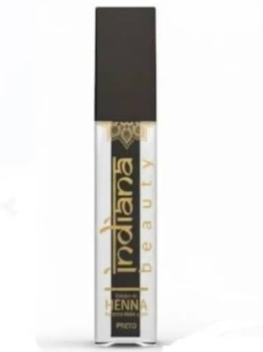 Henna Sobrancelhas Pronta Profissional Indiana Beauty 4,5g Extrato de Renna Preto