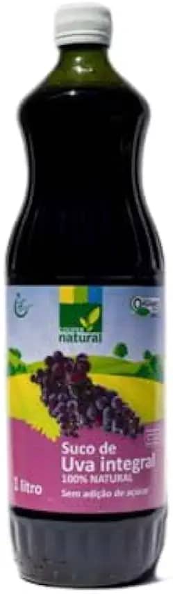 Suco de Uva (Bordô) Integral 100% Fruta Orgânico Sem Adição de Açúcar Coopernatural 1L