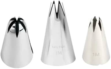 Kit 3 Bicos Para Confeitar, M Reto 1, M Flor 2, M Flor 1.