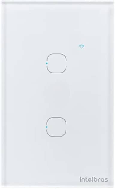 Interruptor Smart Wi-Fi Touch 2 Intelbras EWS 1002 Branco