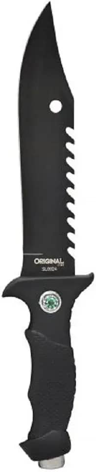 ORIGINAL Faca Esportiva Esportes Pesca Camping Caça Selva Lâmina com Bússola + Bainha