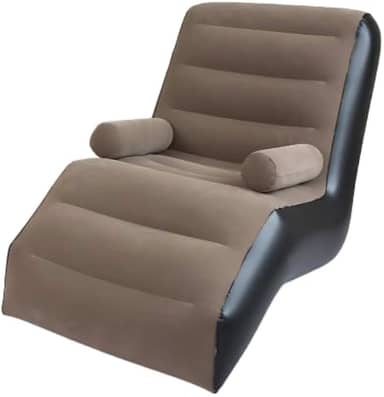 Poltrona Inflável Reclinável, Design Ergonômico, com Apoio de Braços