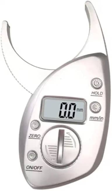 Adipômetro Digital Portátil, Medidor de Gordura Corporal, Medição de Dobras Cutâneas