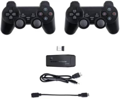 Video Game Retrô HDMI 4K com 3500 Jogos – Diversão Garantida para Toda Família! Console Plug & Play 32GB com 2 Controles Sem Fio