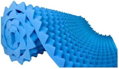 Colchão Caixa Casca De Ovo D20 Solteiro Anti-escaras AZUL