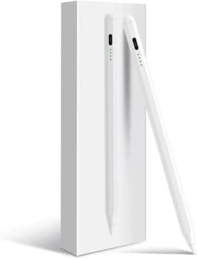 Caneta Touch Premium Universal Tablet Celular Smartphone Ponta fina removível 2 pontas extra Sincronização fácil com Android IOS — Precisão, Estilo e Sofisticação na Ponta dos Seus Dedos