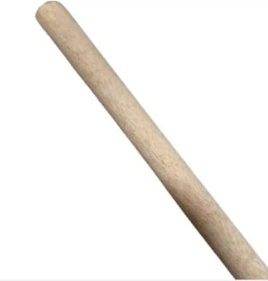 Cabo de Madeira com Rosca, 120 cm, Natural