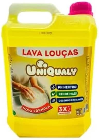 Detergente Neutro Uniqualy Lava Louças 5L