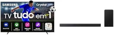 Samsung Smart TV 65" Crystal UHD 4K U8100F 2025 + Soundbar B-Series HW-B450F 2.1 canais Suwoofer incluso 2029