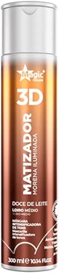 Magic Color Gloss Matizador 3D Morena Iluminada Doce De Leite – Efeito Loiro Médio Dourado