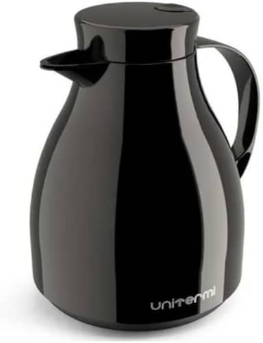 Garrafa Térmica Paris com Gatilho para Chá e Café 500 ml (Preto)
