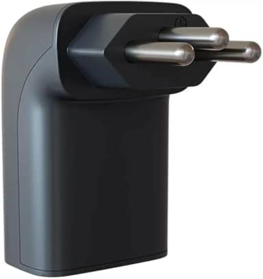 Protetor Contra Surtos Elétricos (DPS) CLAMPER 127/220V, 10 Amperes, 3 Pinos, para PC, PS5, Xbox, Smartphone, Monitor, Impressora, etc - iCLAMPER Pocket Fit 3P 10A Preto LCF, Bivolt