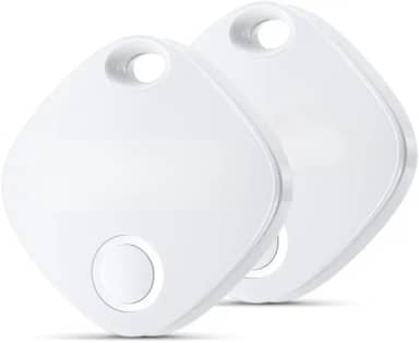KIT com 2 Tag Rastreador Gps Localizador Mala Pet Carro Moto Mochila Alcance Global Bluetooth Acelerômetro Orador Compatível com Find My - Linha Premium