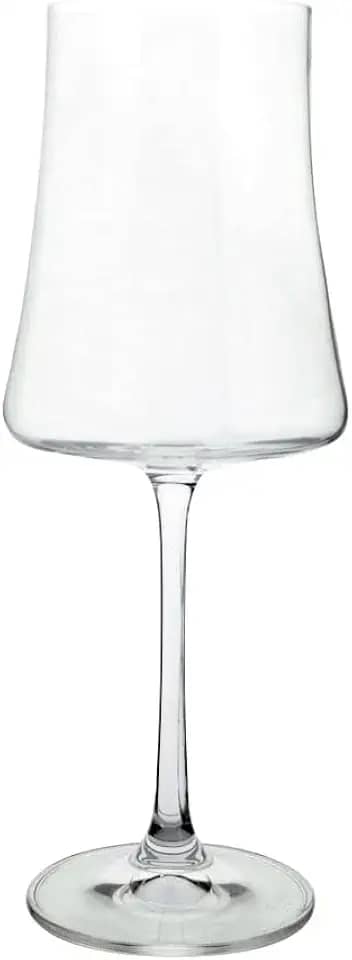 Jogo de 6 tacas para vinho tinto Xtra em cristal ecologico 460ml A24cm