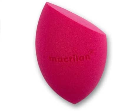 Macrilan Esponja Ep10 Gota Chanfrada Para Maquiagem - Rosa